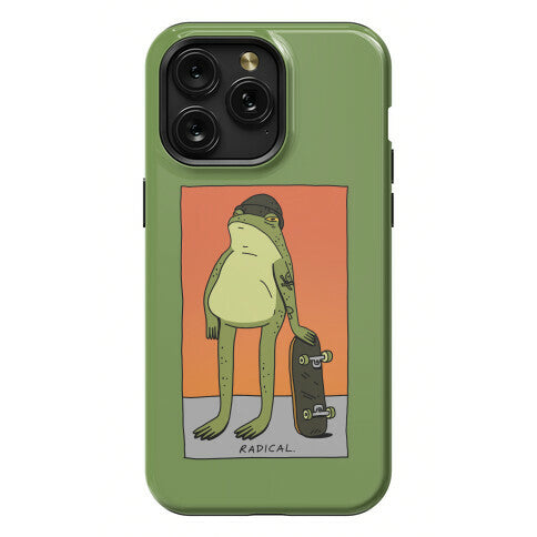Radical Frog Skater Phone Case